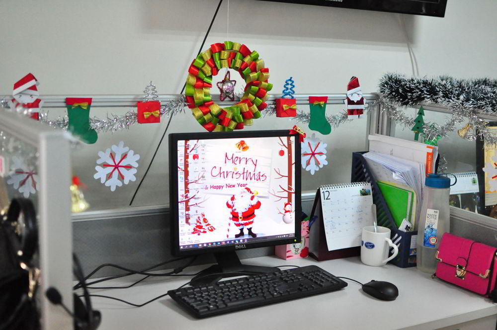 7 ý tưởng trang trí noel văn phòng đẹp và tiết kiệm chi phí