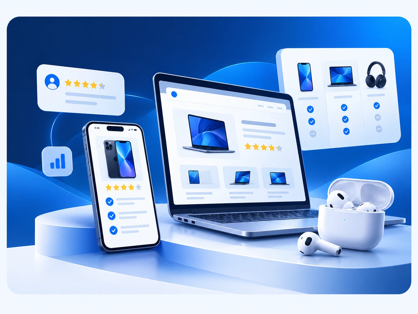 Review công nghệ: điện thoại, laptop và tai nghe