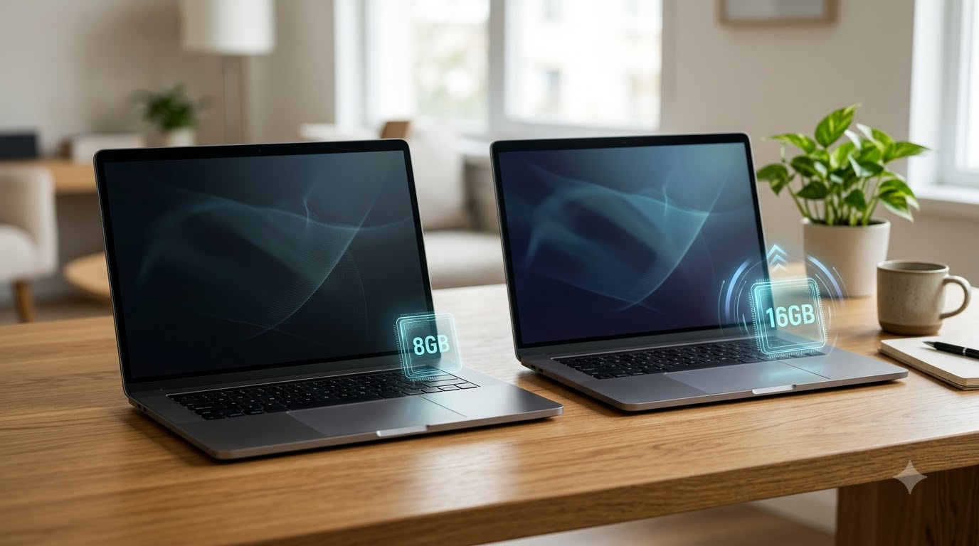 Laptop 8GB RAM hay 16GB RAM: chọn dung lượng nào? Laptop 8GB RAM hay 16GB RAM phù hợp với từng nhu cầu sử dụng