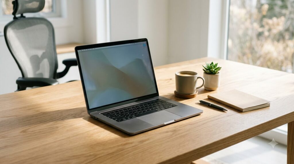 Laptop Văn Phòng Cấu Hình Tối Thiểu: 6 Thông Số Cần Đạt Trong Năm 2026 1 Laptop văn phòng có RAM thấp, dung lượng lưu trữ hạn chế và khó nâng cấp