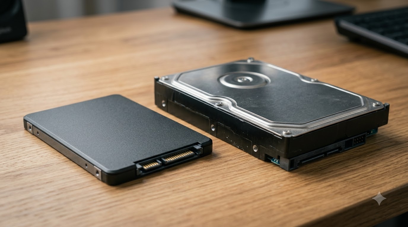 Khác biệt về khả năng chống va đập và rủi ro mất dữ liệu của SSD, HDD