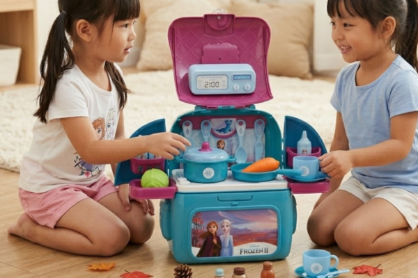 Bộ đồ chơi nhà bếp Frozen dạng balo có đèn cho bé gái